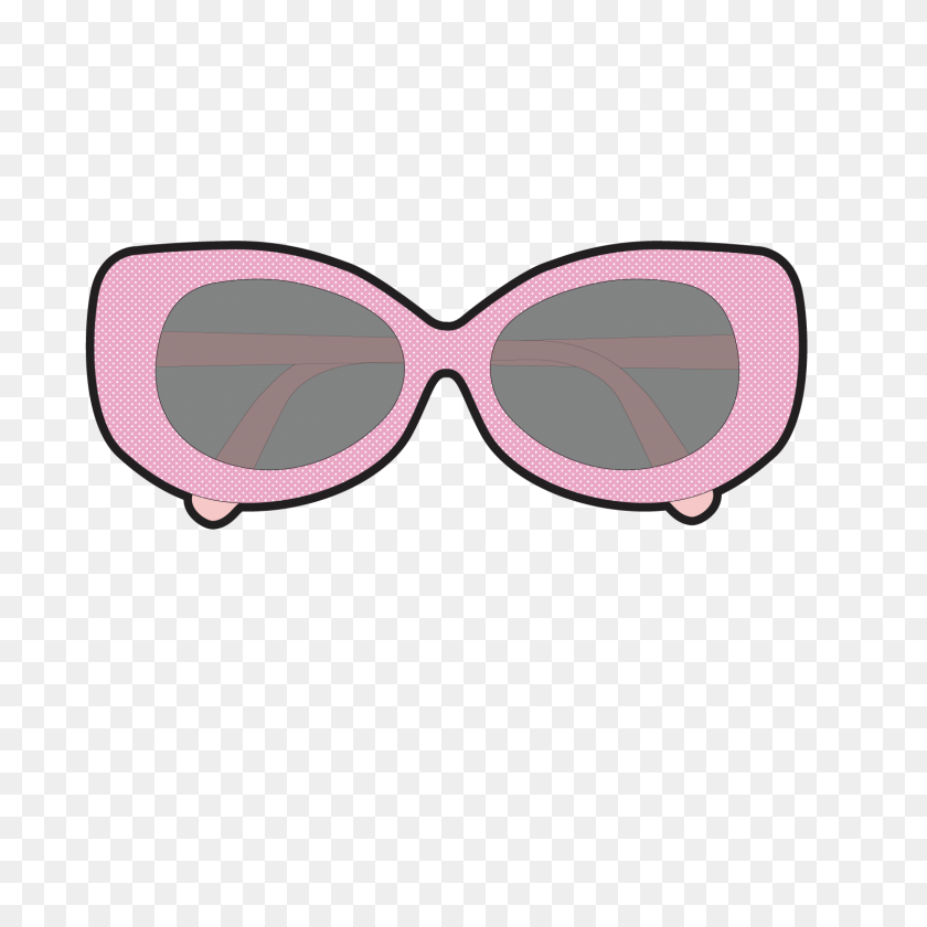 1500x1501 Pink Clipart Sunglasses, Pink Sunglasses Transparent Free - Aviator Sunglasses Clipart