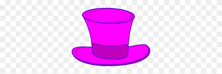 297x222 Pink Clipart Top Hat - Fancy Hat Clipart