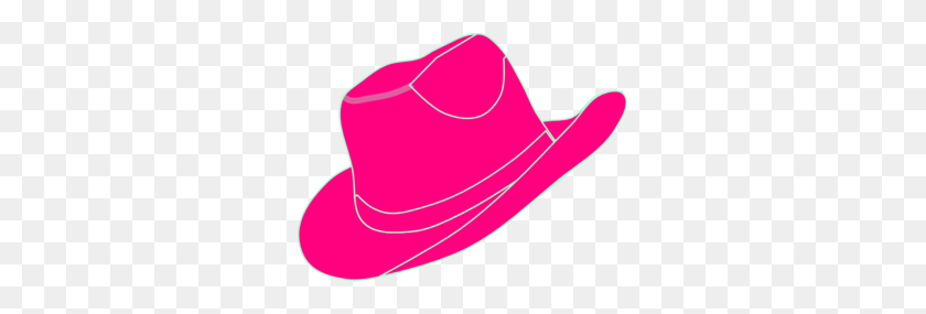 299x225 Pink Cowgirl Hat Clip Art - Cowgirl Hat Clipart