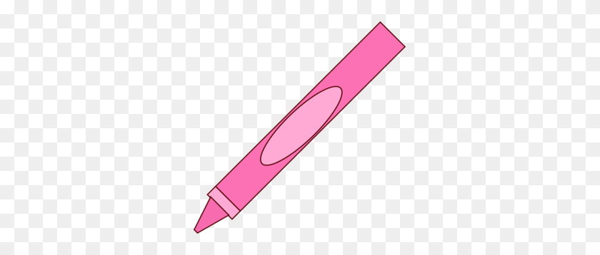 297x298 Pink Crayon Clip Art - Crayon Clipart PNG