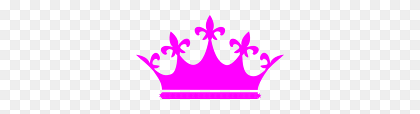 296x168 Pink Crown Clip Art - Princess Clipart