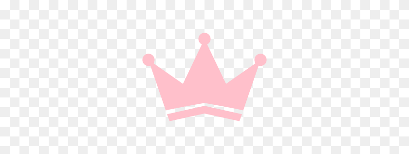 256x256 Pink Crown Icon - Pink Crown PNG
