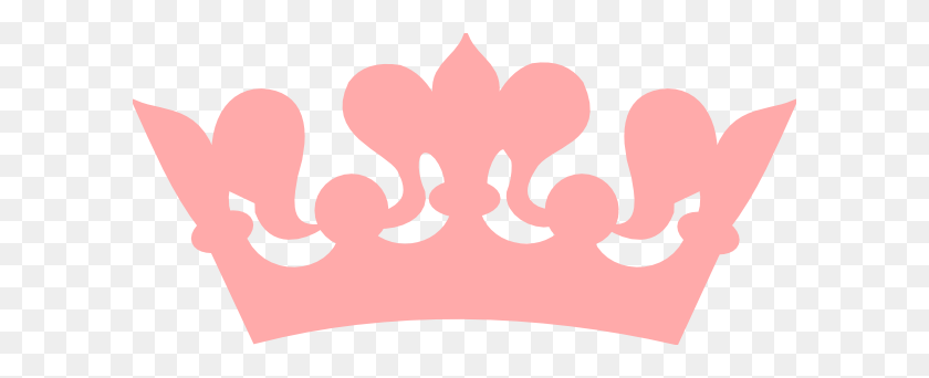 600x282 Pink Crown Princes Clip Art - Prince Crown Clipart
