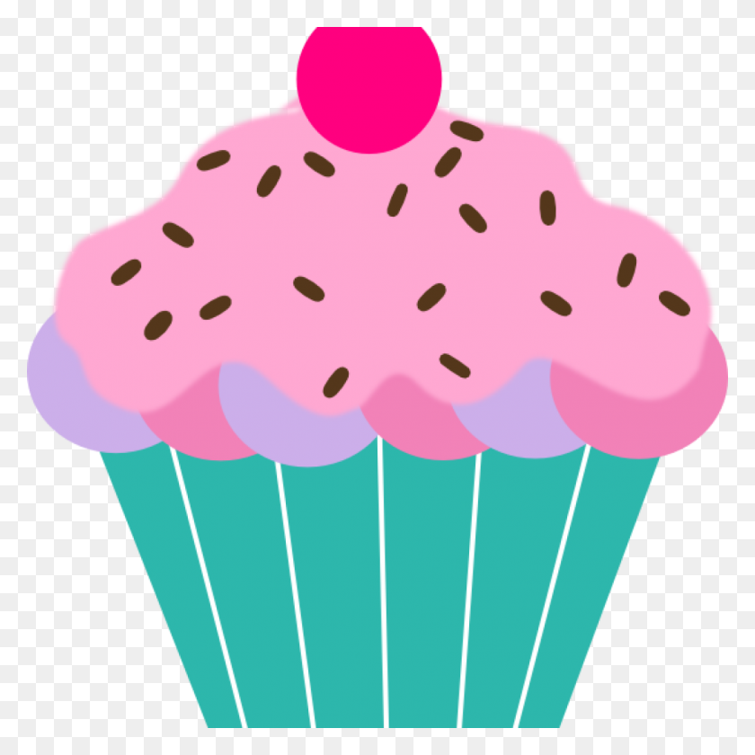 Pink Cupcake Clipart Descarga gratuita de imágenes prediseñadas - Cute Cupcake Clipart