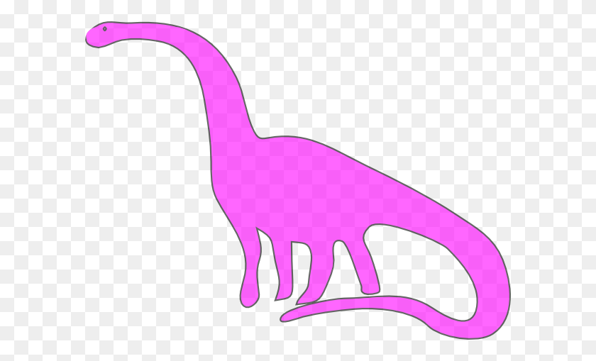 600x449 Розовый Динозавр Картинки - Динозавр Клипарт Png