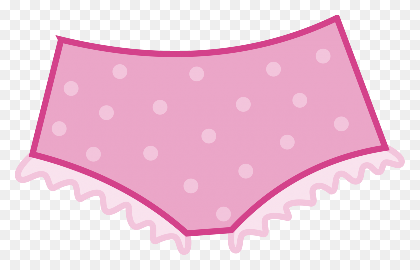 2400x1479 Pink Dotted Panties Icons Png - Panties PNG