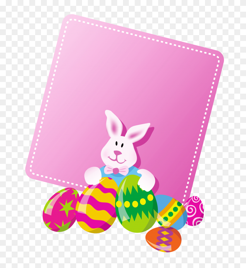 3266x3585 Pink Easter Blank Png Clipart - Blank PNG