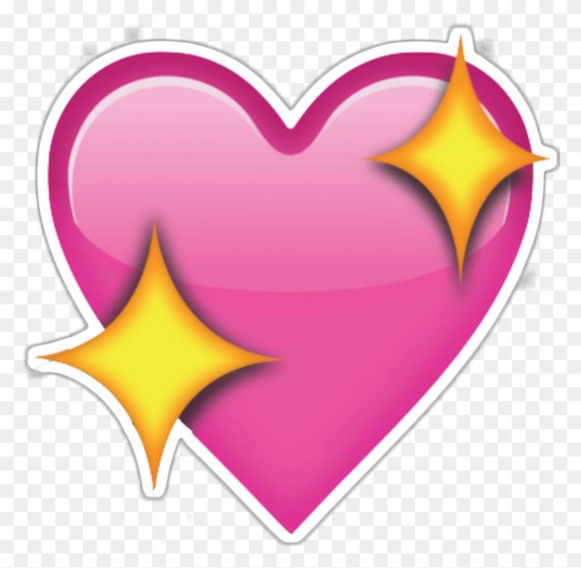 1670x1631 Pink Emoji Heart Png - Pink Heart PNG