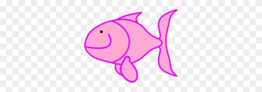 299x237 Pink Fish Clip Art - Purple Fish Clipart