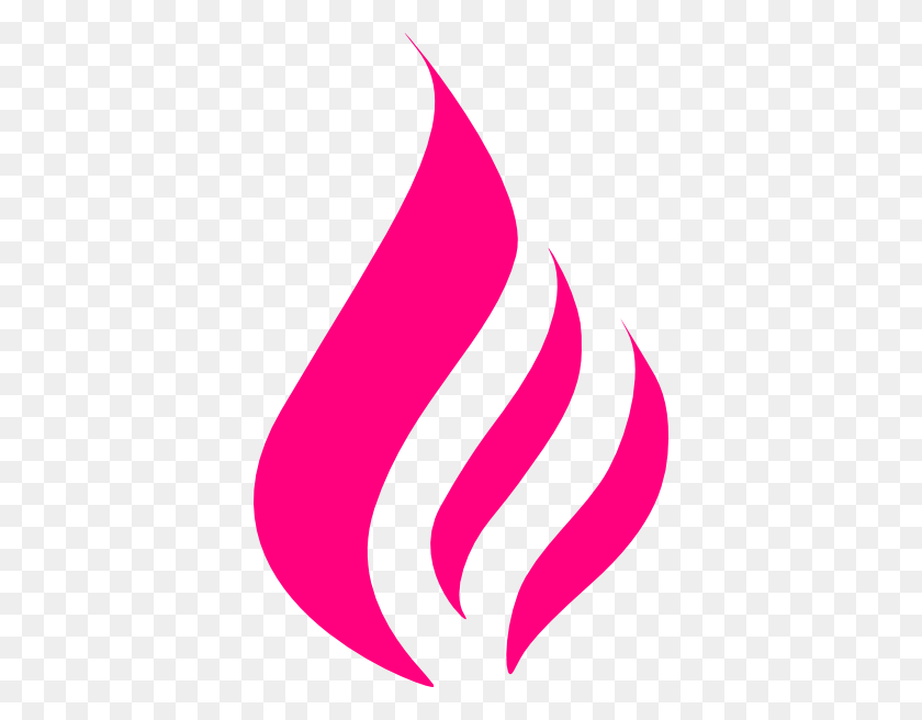 378x596 Pink Flame Clip Art - Cartoon Flame PNG