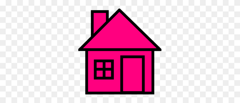 291x300 Розовый Бутон Цветка Абстрактный Дом Картинки Скачать - Пряничный Домик Клипарт