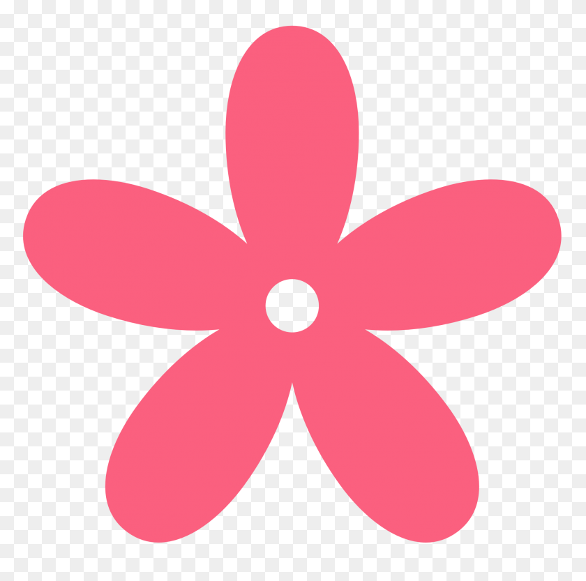 1969x1952 Розовый Цветок Клипарт Простой Цветок - Бирюзовый Цветок Клипарт