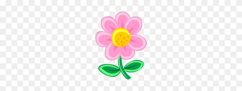 256x256 Pink Flower Icon Nature Iconset Fast Icon Design - Flower Icon PNG