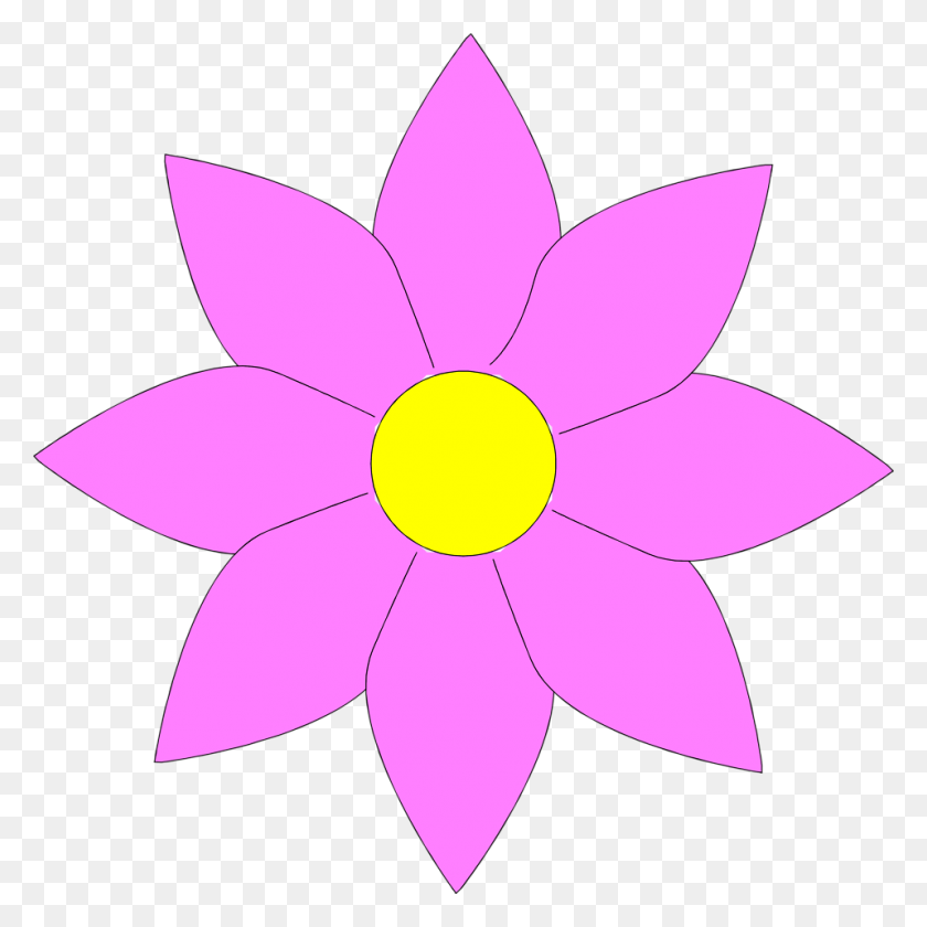958x958 Розовый Цветок Транспа Фон - Гладиолусы Клипарт