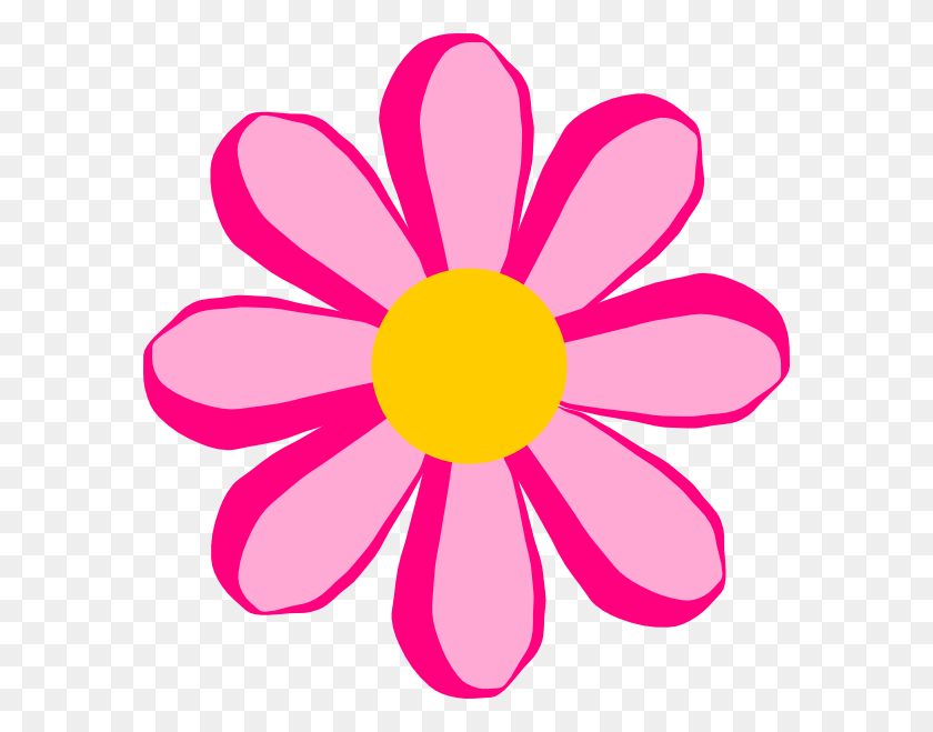 582x599 Розовые Цветы Картинки - Pinkalicious Клипарт