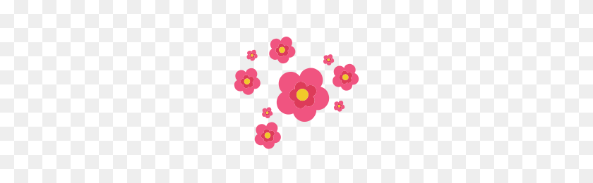 200x200 Pink Flowers Free Vector Gallery - Pink Flowers PNG