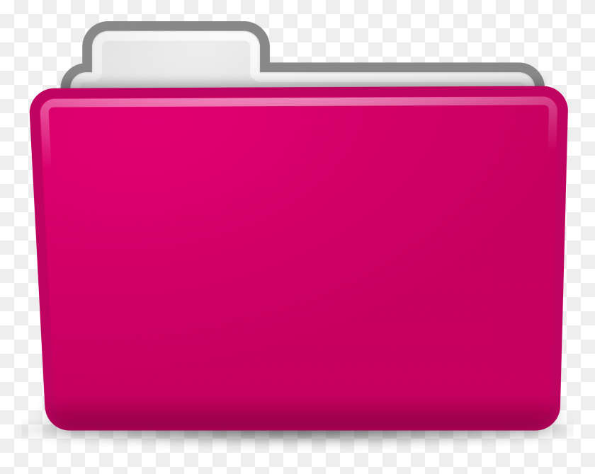 2400x1879 Icono De Carpeta De Color Rosa Png - Chupete De Color Rosa Clipart