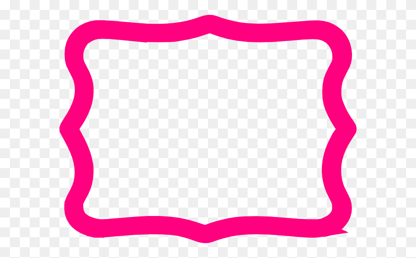 600x462 Pink Frame Clipart, Explore Pictures - Pink Clipart