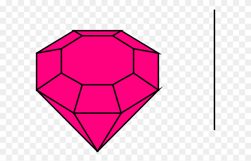 600x481 Розовый Драгоценный Камень Картинки - Драгоценный Клипарт