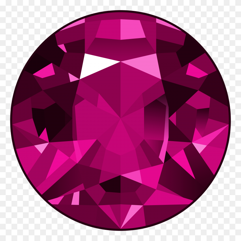6000x6000 Розовый Драгоценный Камень Png Картинки - Нервный Клипарт