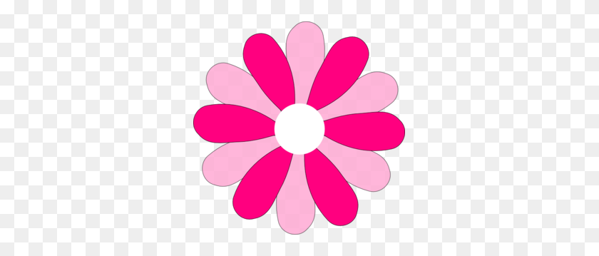297x299 Pink Gerber Daisy Clip Art - Daisy Clipart