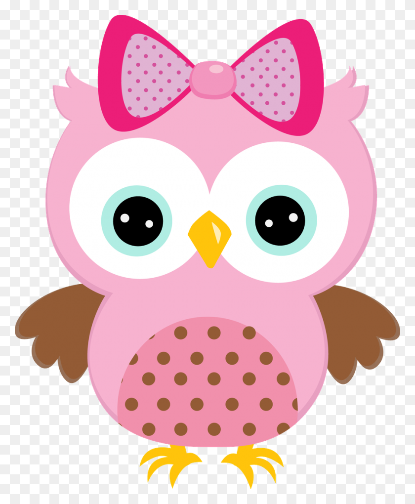900x1108 Pink Girl Owl Clip Art Images Owl, Clip Art - Pillow Clipart PNG