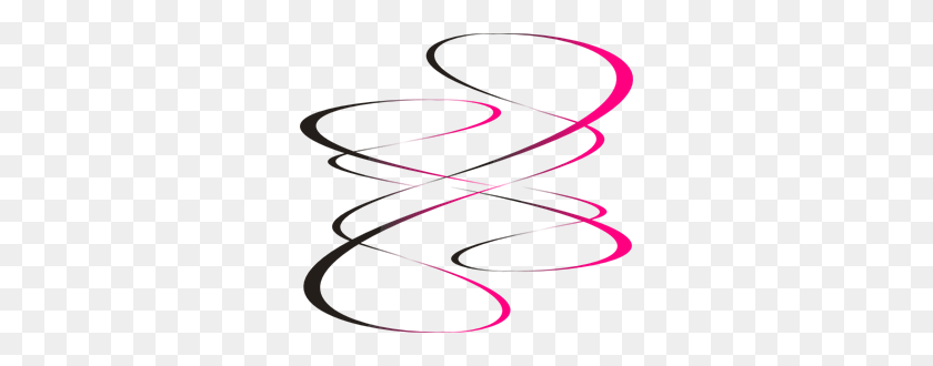 300x270 Pink Grey Swish Png Clip Arts For Web - Swish PNG