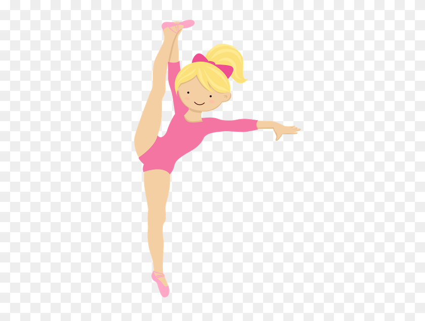 384x576 Pink Gymnast Cliparts Free Download Clip Art - Winterwonderland Clipart