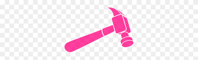 299x195 Pink Hammer Clip Art - Hammer Clip Art