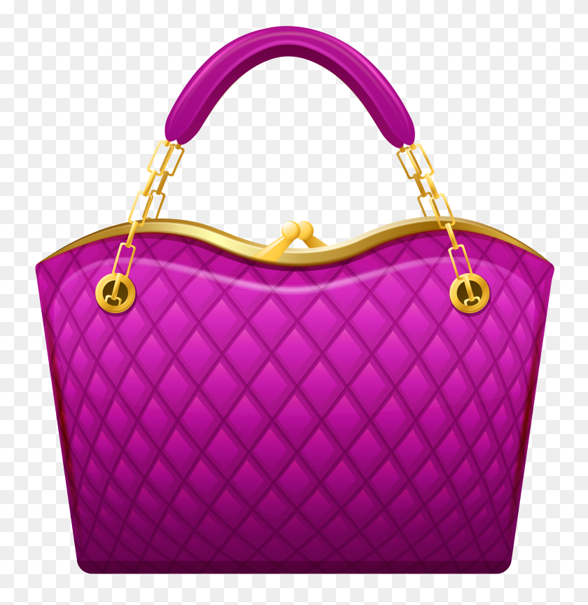 5000x5155 Pink Handbag Png Clip Art - Purple PNG
