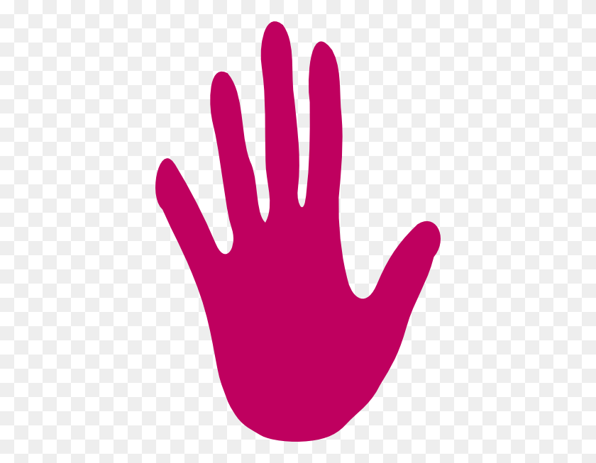 402x593 Pink Hands Clipart, Explore Pictures - Hand Fan Clipart