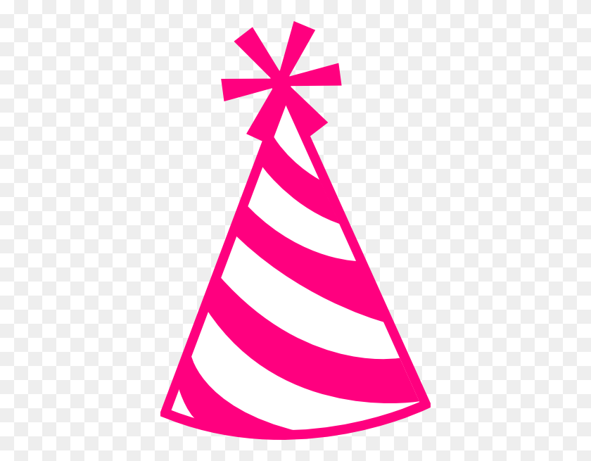 384x595 Розовая Шляпа Картинки - День Рождения Корона Клипарт