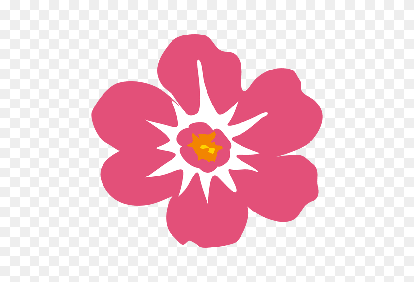512x512 Розовый Гавайский Цветок - Цветы Прозрачный Png