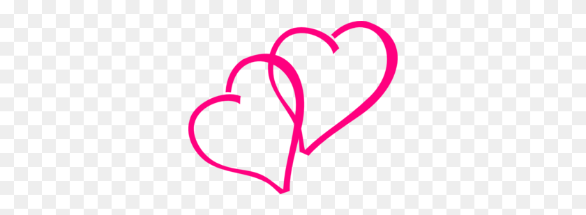300x249 Группа Изображений Розового Сердца С Элементами - Маленькое Сердечко Клипарт