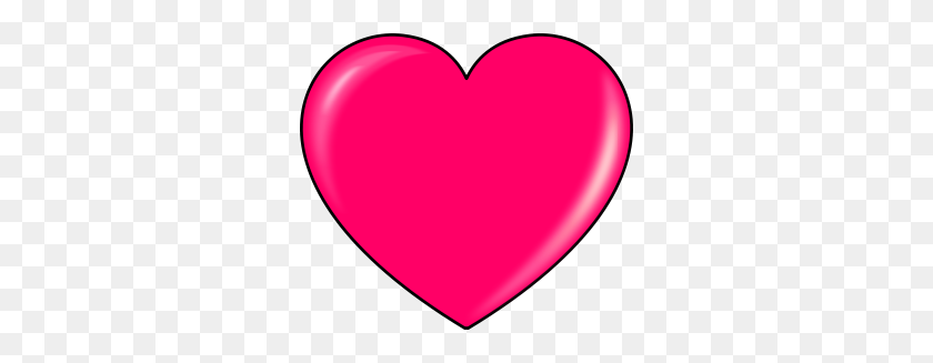 300x267 Розовое Сердце Png Клипартов Для Интернета - Сердце Png Клипарт