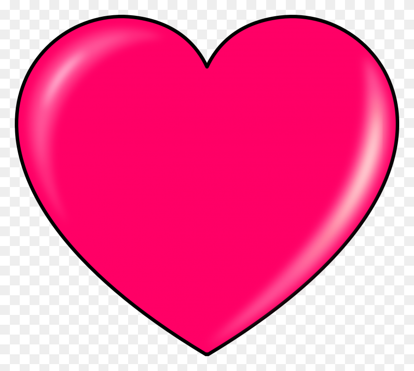 2555x2275 Pink Heart Png Image - Heart PNG