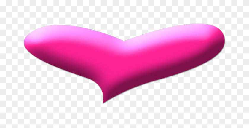 800x382 Pink Heart Sticker - Pink Heart PNG