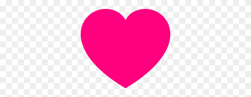 300x267 Pink Heart Vector Clipart - Heart Vector PNG