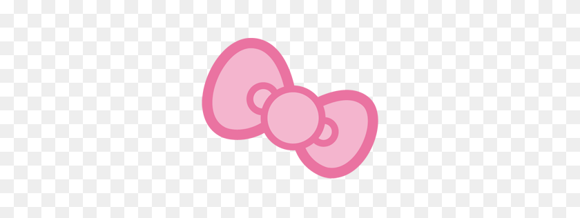 256x256 Pink Hello Kitty Bow Tatts Hello Kitty, Hello - Hello Kitty Bow Clipart
