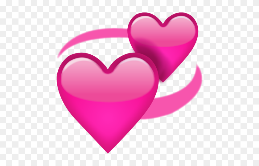 480x480 Pink Herats - Love Clipart