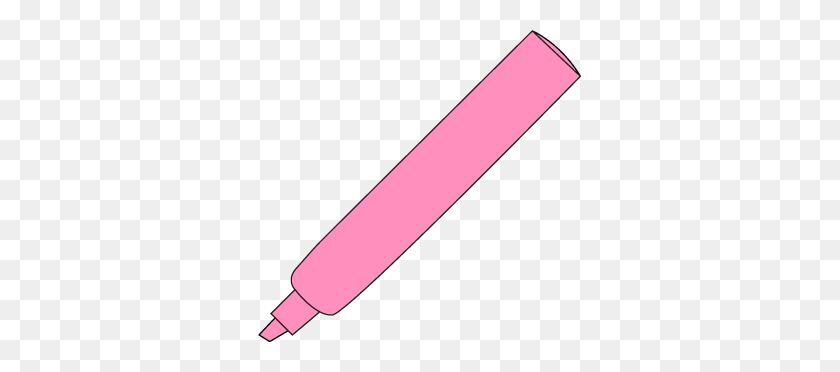 323x312 Pink Highlighter Clip Art - Highlighter PNG