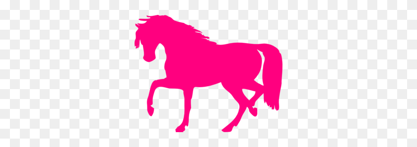 298x237 Розовая Лошадь Клипарт - Лошадь Png