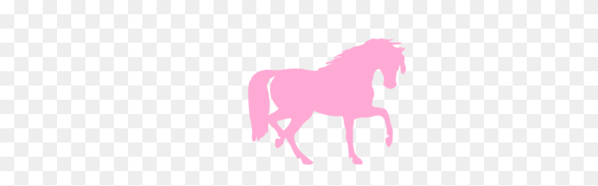 300x201 Розовый Силуэт Лошади - Прозрачный Клипарт С Изображением Лошади