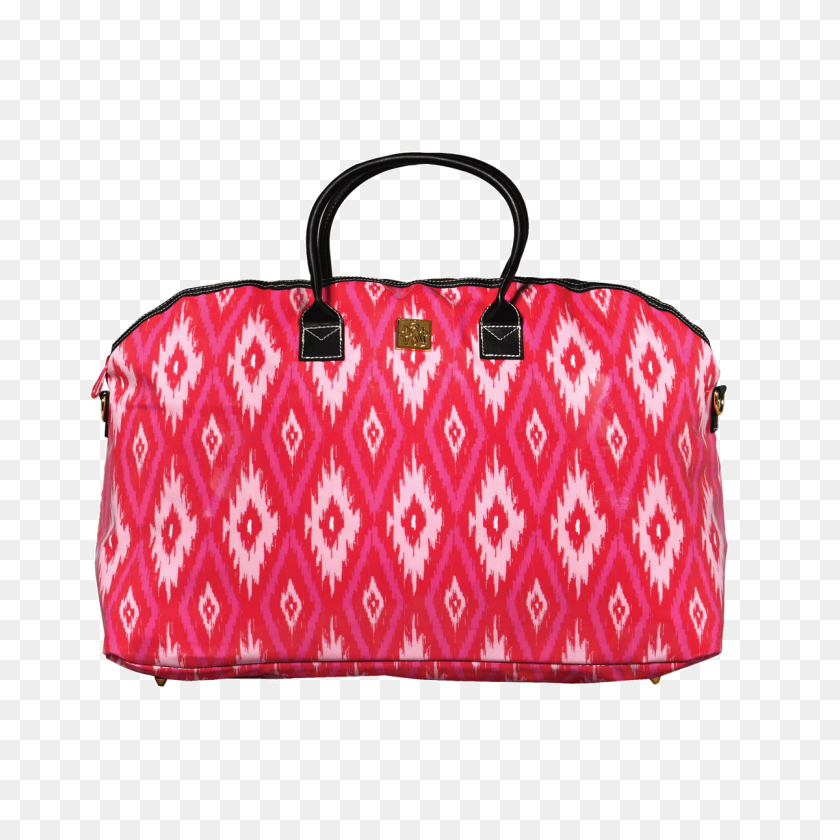 1200x1200 Pink Ikat Duffle Bag - Duffle Bag PNG