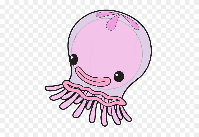 472x519 Pink Jellyfish Clipart - Happy Camper Clipart