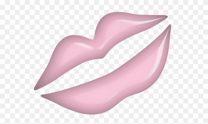 584x443 Pink Kiss Lips Png - Pink Lips Clipart