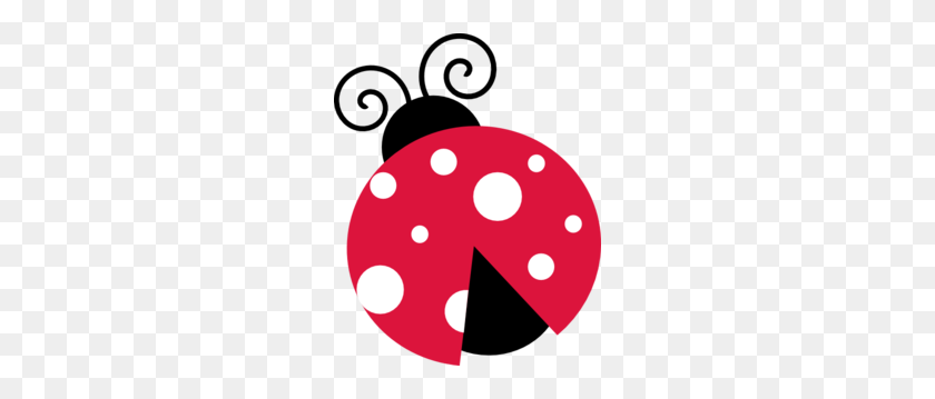 240x299 Pink Lady Bug With White Dots Clip Art - Free Ladybug Clipart