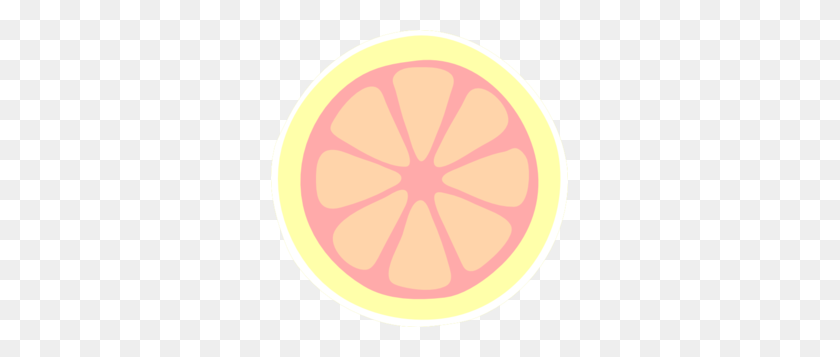 297x297 Pink Lemon Slice Clip Art - Lemon Slice Clipart