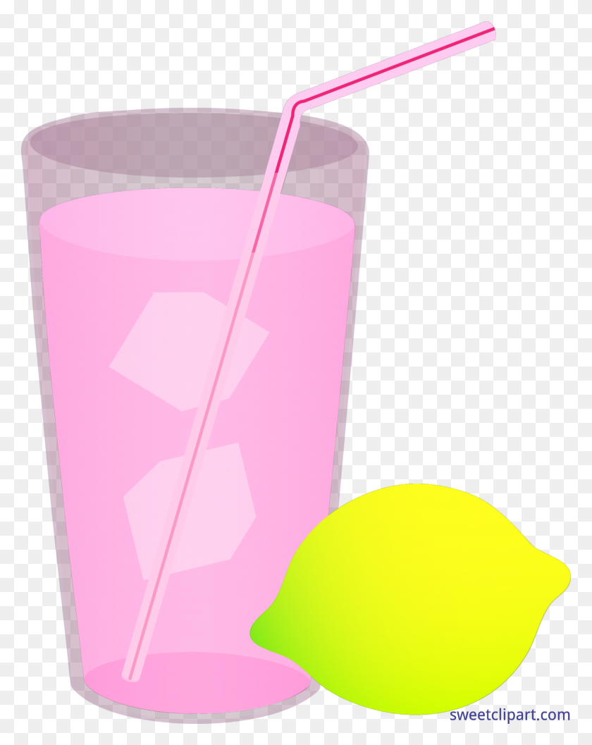 4403x5628 Pink Lemonade Clip Art - Pastel Rainbow Clipart