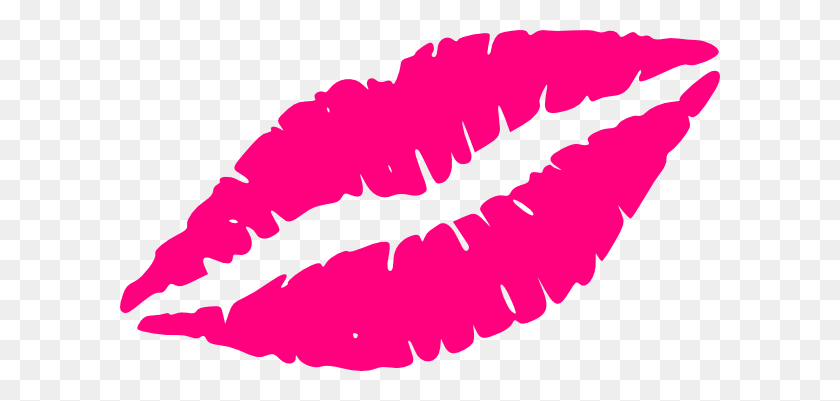 600x341 Pink Lips Clip Art - Lip PNG
